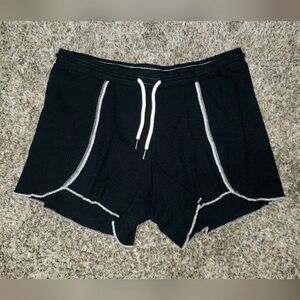 Chaser| High Waisted Waffle Knit Shorts